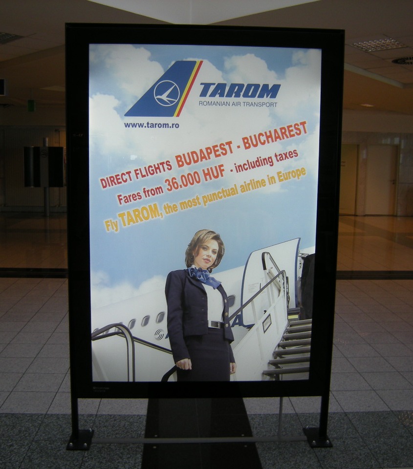 Reclama TAROM – cea mai punctuala companie