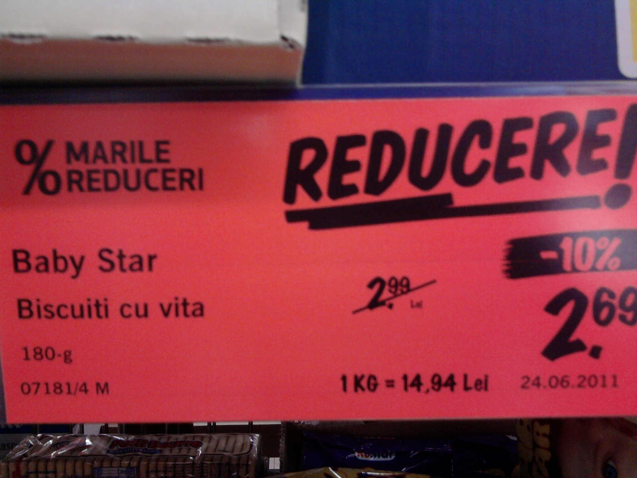 Biscuiti cu vita in Lidl