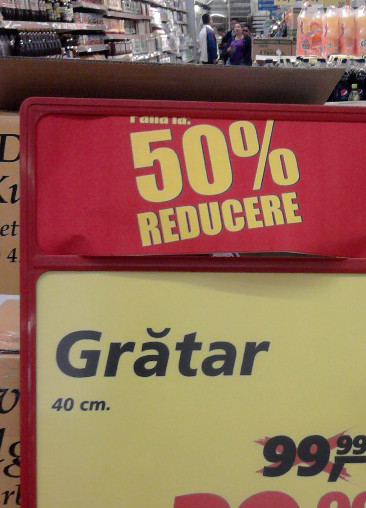 Reducere de 50%