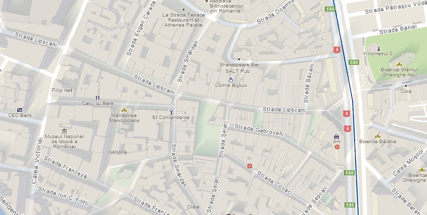 Aplicația MapsGL pentru Hărțile Google din România
