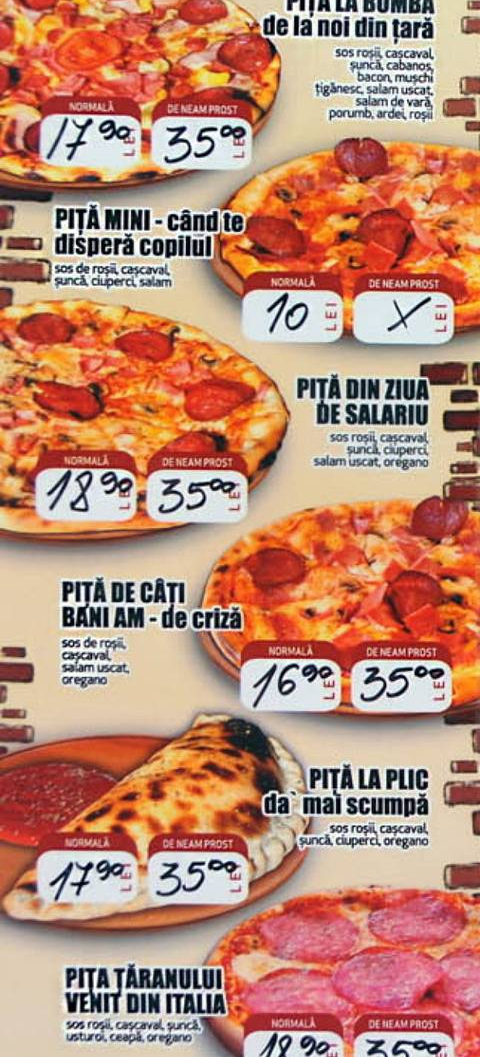 Funny: Pizza de la Gura Humorului