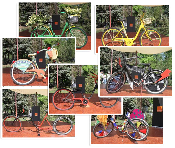 Orange:Biciclete cu cravată 3