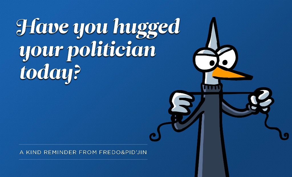 Hug your politician