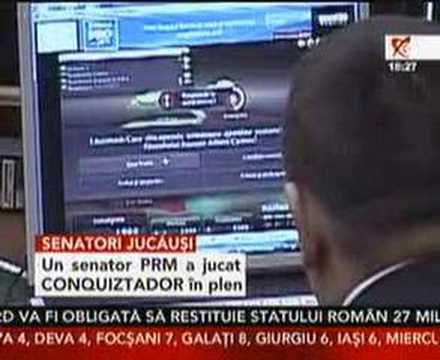 In Senat se joaca Conquiztador