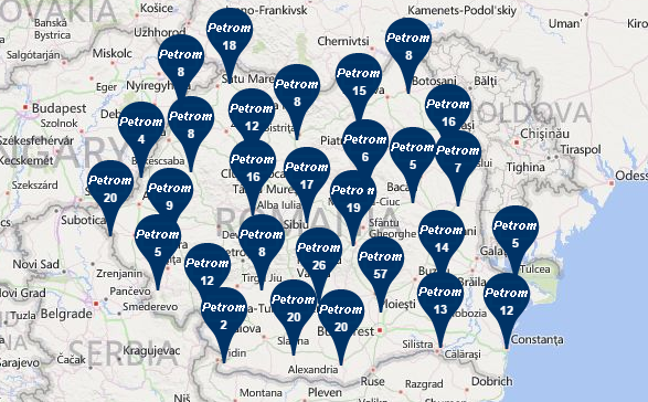 Prețul combustibilului la stațiile Petrom, afișat online