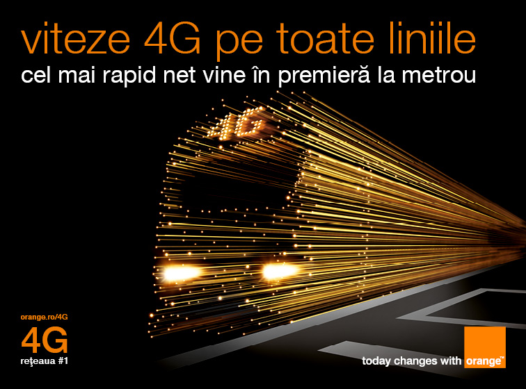 Orange lansează internet 4G+