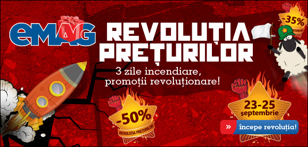 eMAG anunta reduceri masive in perioada 23-25 septembrie