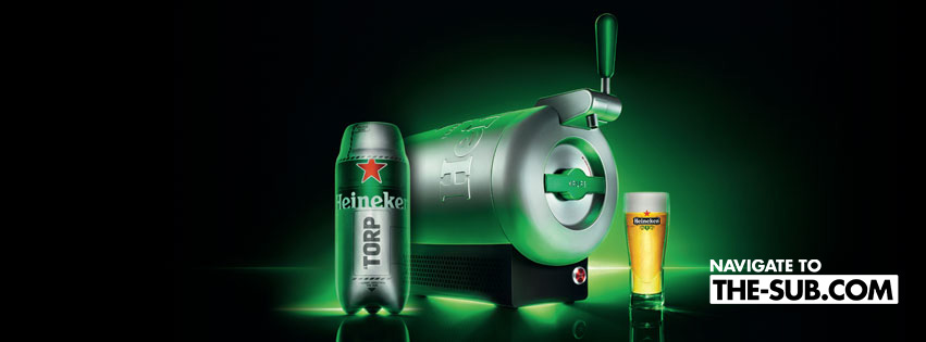 Dozator de bere pentru acasă de la Heineken