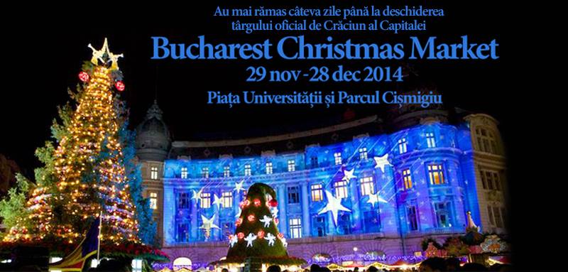 O săptămână până când se aprind luminițele de Crăciun în București