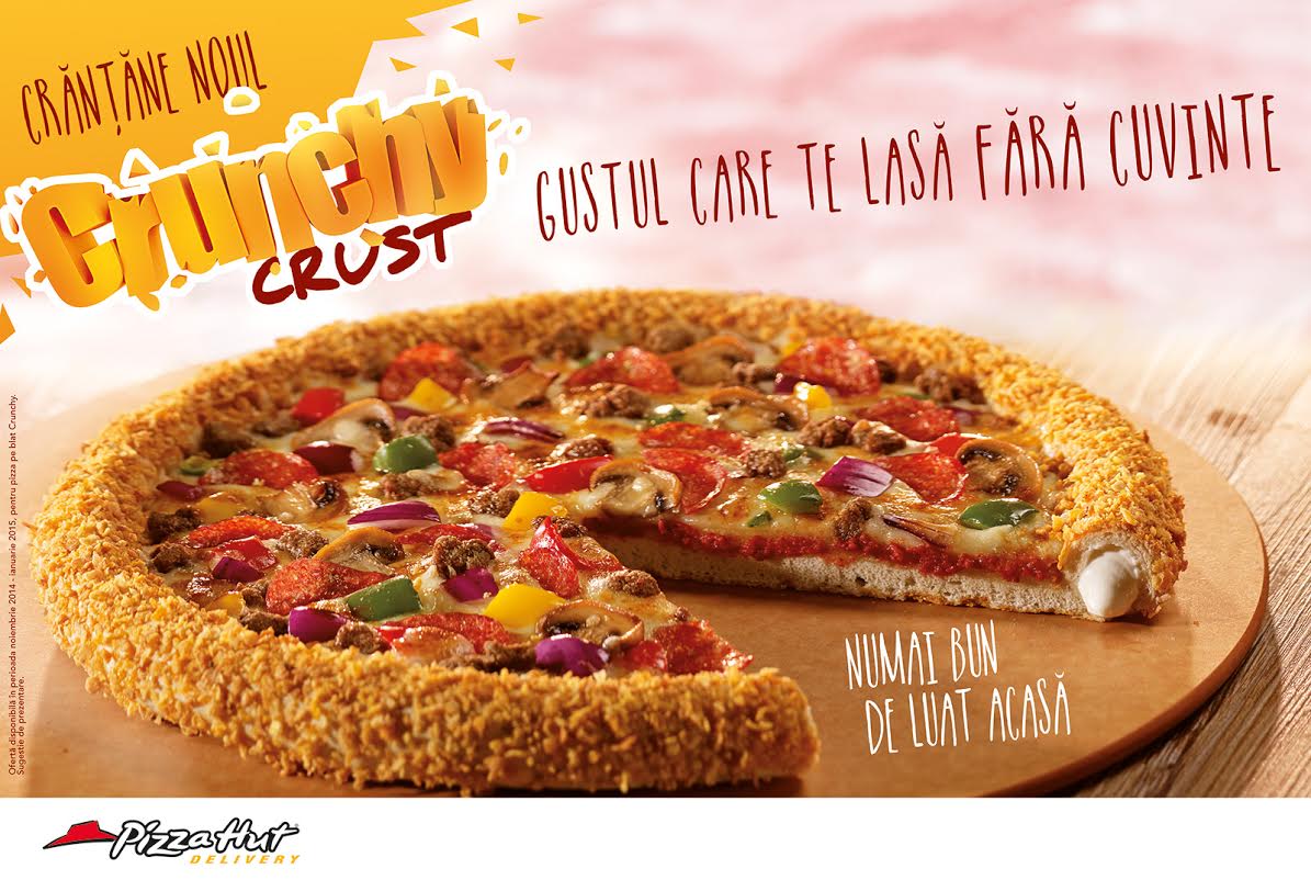 Noul blat de la Pizza Hut: Crunchy Crust