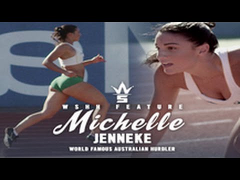 Michelle Jenneke se antrenează