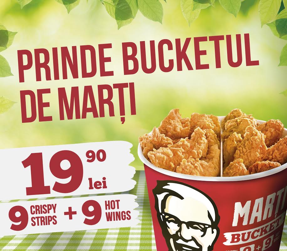 KFC lansează Marți Bucket, în ediție limitată