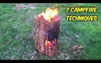 7 metode pentru a face foc de tabără